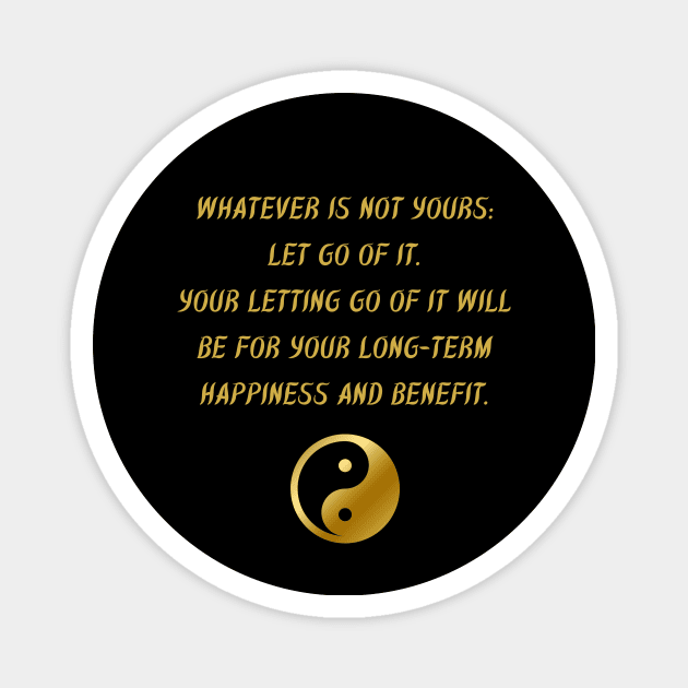 Buddha quotes store on letting go